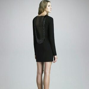 NEW DVF MARGHERITA LACE BACK BEADED DRESS SZ 6